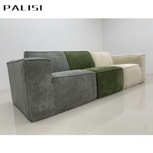 Tipe baru kemasan kotak <span class=keywords><strong>Sofa</strong></span> kompresi ruang tamu Set <span class=keywords><strong>Sofa</strong></span> kain <span class=keywords><strong>corduroy</strong></span> Set <span class=keywords><strong>Sofa</strong></span> Modular kedap udara kopi coklat - Product Image 6
