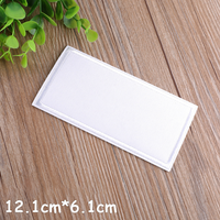 Patchs thermocollants rectangulaires noirs et blancs pour la réparation de vêtements, idéaux pour vestes, jeans, pantalons et la décoration textile