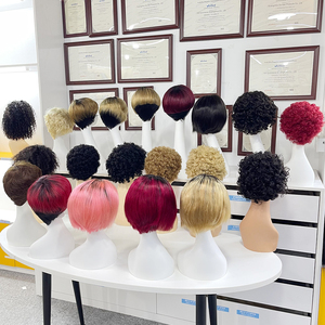 Perruques Bob Courtes Droites en Cheveux Humains Vietnamiens Double Drawn, <span class=keywords><strong>Prix</strong></span> Abordable, Perruque Lace Frontale pour Femmes Noires - Product Image 1