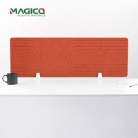 Paravent de bureau acoustique en feutre 100 % PET recyclé, écran d'intimité insonorisant pour bureaux à plan ouvert, projet de bâtiment écologique