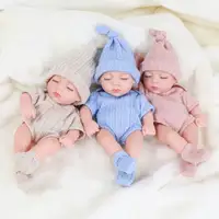 7 pollici di alta qualità carino piccolo reborn baby doll Mini cute Reborn Baby Dolls giocattolo in vinile pieno per i bambini
