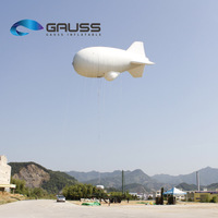 Grand aérostat publicitaire gonflable personnalisé, zeppelin, ballon publicitaire pour promotion extérieure, marketing d'événements, publicités aériennes