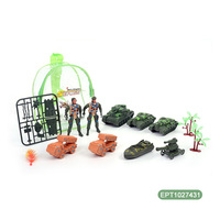 Ept 1 Dollar Magasin de jouets Kits de chars de l'armée Figurines de soldats militaires Ensemble de jouets pour enfants