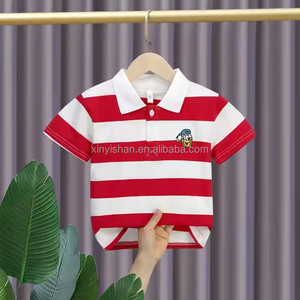 Thời trang nhập khẩu trẻ em đồng phục học sinh, cotton sinh viên, Áo thun bé trai và Áo polo bé trai - Product Image 2