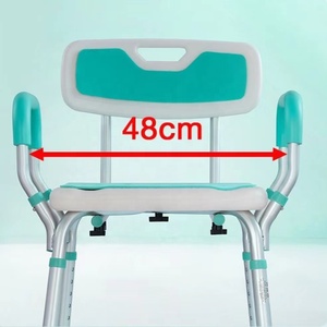 Silla de Ducha Ajustable de 6 Velocidades Antideslizante con Capacidad de 150 kg para Personas Mayores y Discapacitadas - Seguridad en el Baño - Product Image 6