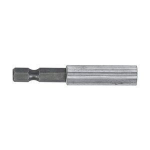 Portapunte magnetico cromato 1/4\" x 60 mm, ideale per il fissaggio di punte in lavori di tornitura e assemblaggio. - Product Image 1