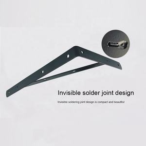 モダンデザイン壁取り付け木製棚ブラケット金属棚用リビングルームホテル屋外ホームオフィス用 - Product Image 4