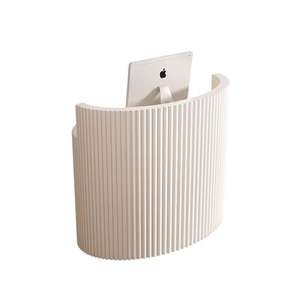 <span class=keywords><strong>Comptoir</strong></span> de réception simple et moderne en panneau d'ingénierie incurvé pour salon de beauté et bar - Product Image 4