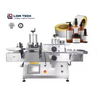 Applicateur d'étiquettes de bureau à grande vitesse de producteurs Machine d'étiquetage de table de bouteille de cylindre de pot en métal en plastique Best-seller