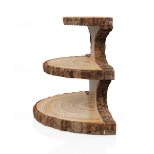 Soporte de exhibición de pastel organizador de Platos y platos de madera ecológico moderno de Venta caliente - Product Image 2