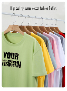 T-shirts vierges 100 % coton de haute qualité, vente en gros, t-shirts surdimensionnés épais, impression personnalisée, t-shirt homme - Product Image 2