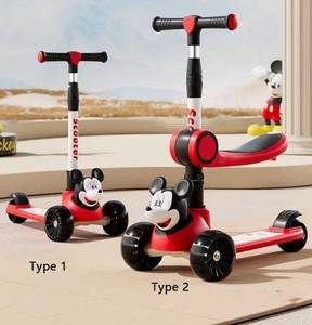 Extra-Wide Board Children's <strong>Scooter</strong> Adjustable Height Light up <strong>3</strong> <strong>Wheels</strong> Foldable Kick <strong>Scooters</strong> <strong>for</strong> Kids Toddlers <strong>3</strong>-6 <strong>Years</strong> <strong>Old</strong> - Product Image 3