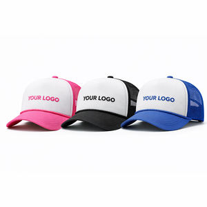 Bon marché, conception personnalisée, broderie, casquettes <span class=keywords><strong>de</strong></span> camionneur unisexes en <span class=keywords><strong>filet</strong></span> <span class=keywords><strong>de</strong></span> baseball en mousse vierge - Product Image 1