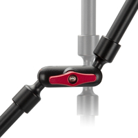 Support de fixation robuste avec trous de vis 1/4 et 3/8, pince métallique pour trépied d'appareil photo reflex numérique, support d'éclairage et moniteur