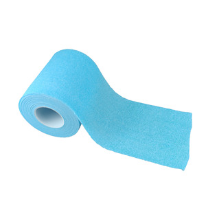Venda elástica longitudinal no tejida Huiming de 160 cm, azul cielo, tela de spandex de grado médico para el cuidado y soporte de heridas - Product Image 5