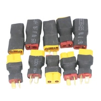 Adaptateur de connecteur de batterie LiPo pour hélicoptère RC et quadricoptère : Prise mâle T vers XT60 mâle et Prise femelle T vers XT60 femelle