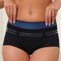 Culotte gainante taille haute pour femme Langqin, effet ventre plat et lifting des fesses, respirante, séchage rapide, écologique