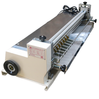 Applicateur de collage d'épandage de colle Hotmelt Machine de colle thermofusible Épandeur de revêtement adhésif Machine de collage de papier en cuir à vendre