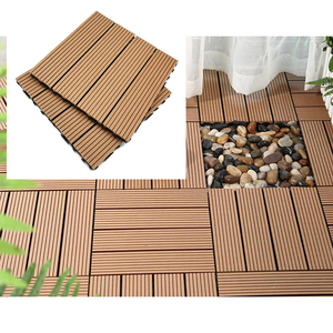 Baldosas de Madera para Terraza, Modernas, Decorativas, Encajables, de Material Compuesto de Madera y Plástico, WPC - Product Image 1