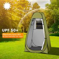 Tente de camping pour se changer et se laver, tente de douche de camping, tente entièrement automatique, pop-up, imperméable
