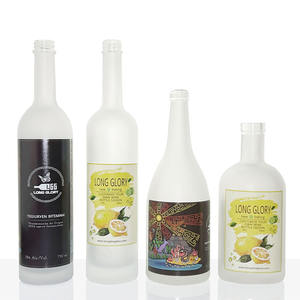 Toptan 700ml 750ml 1000ml cam şişe için özel Corks kap kapaklar ile içki brendi cin rom Tequila votka ruhları - Product Image 2