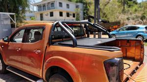 ฝาครอบถังอลูมิเนียมแบบพับเก็บได้ยาก,สำหรับโคโลราโด Hilux Navara Ram Mitsubishi Silverado <span class=keywords><strong>Ranger</strong></span> ฝาปิดแบบแข็ง F150 - Product Image 5