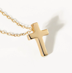 Collana con Ciondolo a Croce in Acciaio Inossidabile Jietao, Rivestimento PVD 18K, <span class=keywords><strong>Preghiera</strong></span> e Benedizione Cristiana Biblica - Regalo Senza Sbiadimento e Antiossidante - Product Image 5