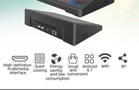 Kiosque de commande alimentaire Android personnalisé OEM de 10,1 pouces avec paiement NFC pour restaurant de restauration rapide