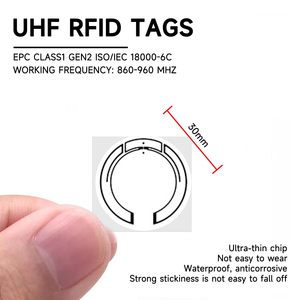 방수 <span class=keywords><strong>UHF</strong></span> <span class=keywords><strong>RFID</strong></span> 태그 860-960MHz <span class=keywords><strong>RFID</strong></span> 스티커 (Impinj <span class=keywords><strong>NXP</strong></span> Alien 칩 탑재) 슈퍼마켓 도서관 문서 창고 관리용 - Product Image 3