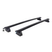 Barres transversales de toit en aluminium JINHUIJU HJ-RB022 pour Jeep Grand Cherokee, camions européens - Ajustement universel, haute capacité de charge, 120 cm, noir, ISO9001