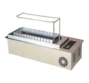Parrilla de Barbacoa Automática de Acero Inoxidable 304 con Recubrimiento en Polvo, a Carbón/Eléctrica, con Sistema de Volteo Automático, Horno para Exteriores de Uso Doméstico - Product Image 1