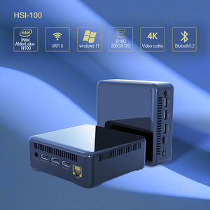 HSI-N100 Intel N100 8G + 256G Mini PC Type-C RJ45 3xhd hiển thị SSD DDR4 wins11 máy tính công nghiệp cho chơi game làm việc màn hình trường học - Product Image 3