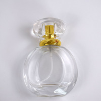 Lot de 100 flacons de parfum de luxe 50 ml en verre avec col en métal, surface transparente imprimée, pulvérisateur, diffuseur à bâtonnets