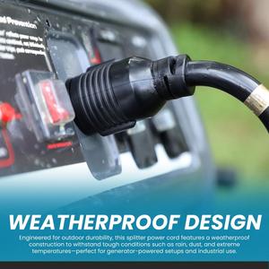 3/10/25/50फीट भारी ड्यूटी sjtw पावर कॉर्ड और एक्सटेंशन कॉर्ड्स L6-30P/<span class=keywords><strong>L6-30R</strong></span> ट्विस्ट लॉक जनरेटर एक्सटेंशन केबल - Product Image 5