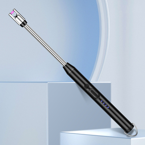 Grosir Pabrik pemantik rokok elektronik desain klasik paduan ABS tipe-c penyala pengisi daya pemantik untuk berkemah BBQ - Product Image 2