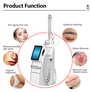 เครื่องเลเซอร์กำจัดรอยแผลเป็นแบบ Fractional CO2 2 in 1 Super Q Switched 532 นาโนเมตร 1064 นาโนเมตร พร้อมเลเซอร์ Pico กำจัดรอยสัก อุปกรณ์ความงาม - Product Image 1