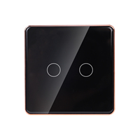 Touchmi 2.5D曲面面板2组欧洲供电图雅Wifi智能家居触摸传感器开关Wifi智能开关