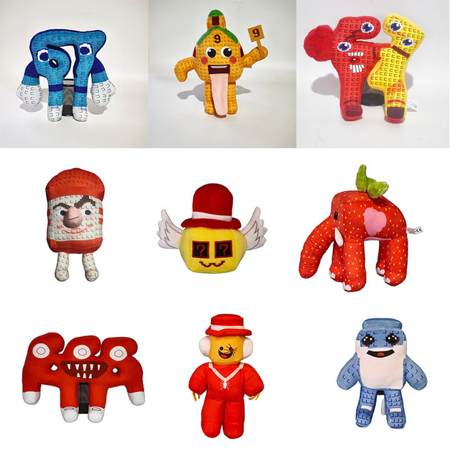 Novelty Brainrot Game Character Plushies Soft Stuffed Animal Dolls Fans Collectible Gift Plush Toys