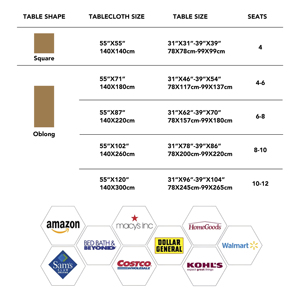 Skymoving New Modern <strong>Square</strong> 100% Polyester Fabric <strong>Table</strong> Clothes for Party Waterproof Rectangle Tablecloths for Decoration <strong>Table</strong> - Product Image 6