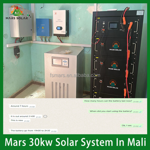 Système d'énergie solaire complet personnalisable pour usage domestique 10KW 20KW 40KW avec stockage au lithium et installation - Product Image 4
