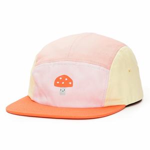 Gorras de Correr de 5 Paneles con Logotipo Estampado en Algodón Sin Estructura Personalizadas, Gorras Rosas - Product Image 1
