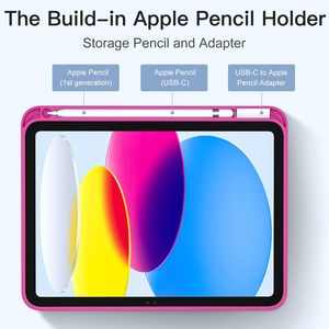 Máy tính bảng bao gồm & trường hợp cho iPad 10th thế hệ thông minh da Bút Chì Chủ Auto wake/ngủ (A16) 11th 2025 10.9 đứng bảo vệ - Product Image 5