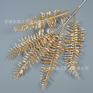 Arreglo Floral Artificial de Hojas Persas Doradas Dongchen Crafts, 30cm-100cm, Decoración para el Hogar, Accesorios para Bodas - Product Image 2