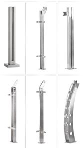 Rampe de pont en aluminium de style moderne pour escaliers et balcons, <span class=keywords><strong>toit</strong></span> et <span class=keywords><strong>terrasse</strong></span>, balustrades pour hôtels - Product Image 2