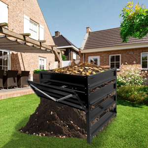 <span class=keywords><strong>Bac</strong></span> à compost personnalisé pour extérieur, 170 gallons, en métal grillagé avec revêtement antirouille, <span class=keywords><strong>bac</strong></span> à compost pour déchets de jardin et feuilles - Product Image 2