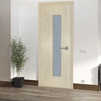 Chambre à coucher minimaliste moderne, salle de bain, porte battante, porte en bois composite massif, porte de bureau, portes chinoises, portes commerciales
