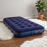 Matelas pneumatique gonflable imperméable et durable, taille simple, avec pompe, pour le camping, la randonnée, la sieste au bureau