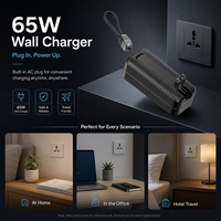 Chargeur portable sans fil Power Bank 10000mAh 5000mAh avec prise murale AC, charge magnétique et câble intégré