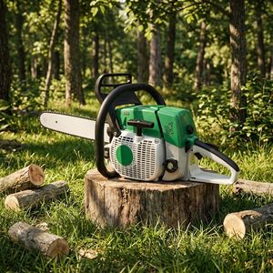Motosierra de Gasolina de Alta Presión 381 con Barra de 25 Pulgadas, Motor de 3.9kw de Potencia para Trabajos de Reparación de Jardines - Product Image 1