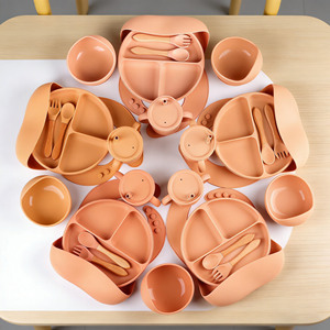 Juego <span class=keywords><strong>de</strong></span> Vajilla <span class=keywords><strong>de</strong></span> Silicona Personalizado a Precio <span class=keywords><strong>de</strong></span> Mayoreo, Libre <span class=keywords><strong>de</strong></span> BPA, Baberos <span class=keywords><strong>para</strong></span> Bebé, Plato con Succión, Juego <span class=keywords><strong>de</strong></span> Alimentación <span class=keywords><strong>de</strong></span> Silicona Reutilizable <span class=keywords><strong>para</strong></span> Bebé - Product Image 2